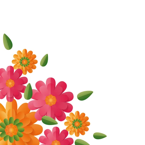 Borte Blumen — Stockvektor