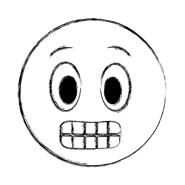Smiley émoticône visage — Image vectorielle