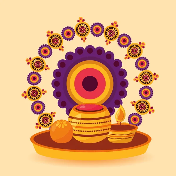 Feliz celebración de Raksha Bandhan — Vector de stock