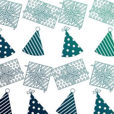 hediye kutusu şapka parti modeli ile mevcut