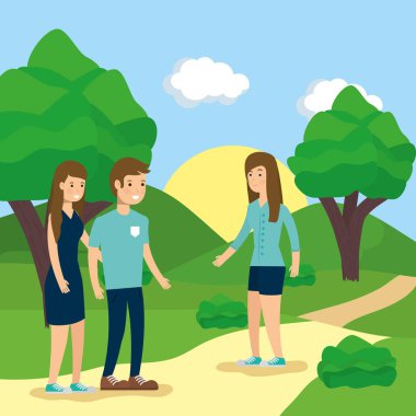 açık insanlar aktivite düz tasarım