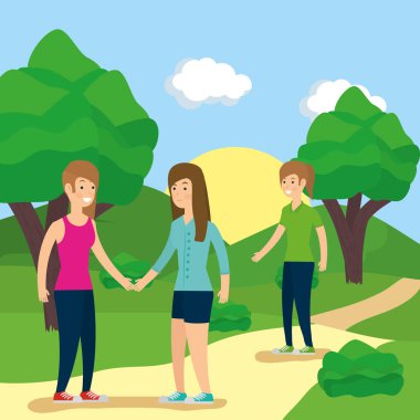 açık insanlar aktivite düz tasarım