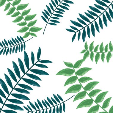 yeşillik bitkiler botanik arka plan yaprakları