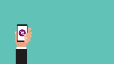 akıllı telefon kullanarak el ile sosyal medya teknolojisi