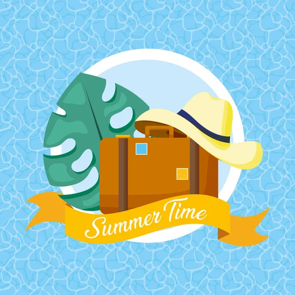 Afiche de verano — Vector de stock