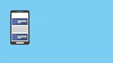 akıllı telefon kullanarak insan ile sosyal medya teknolojisi