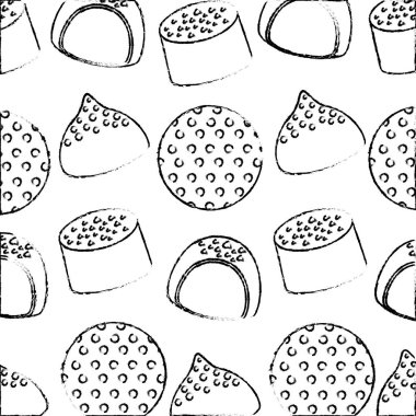 sevimli şekerlemeler karikatür lezzetli model