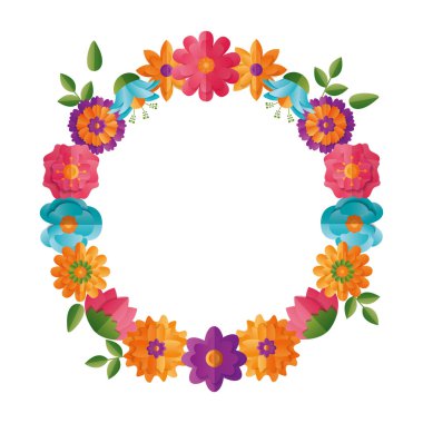 çiçekler çelenk Flora