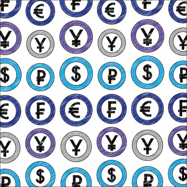 Kripto paralar izometrik desen