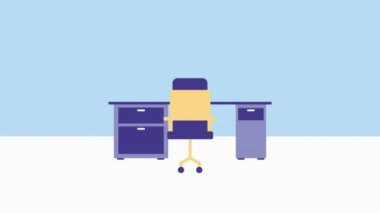 Ofis avatar karakter iş kadını