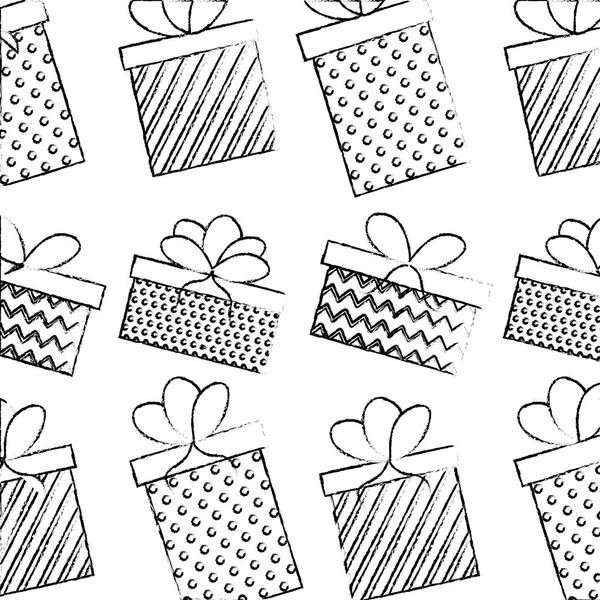 Fondo caja de regalo — Vector de stock