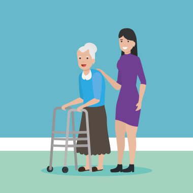 insanlar aile düz tasarım görüntü