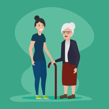 insanlar aile düz tasarım görüntü