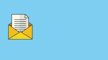 zarf ve resim dosyası ile e-posta pazarlama teknolojisi