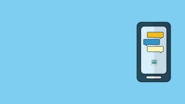 Sosyal medya uygulamasıyla akıllı telefon cihazı