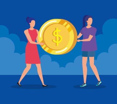 para sikke para ile işkadınları