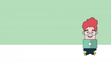Avatar karakter ile işadamı