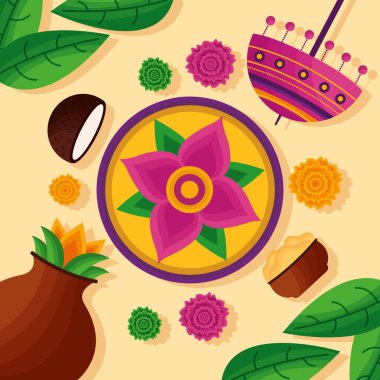 Mutlu Onam festival kutlama
