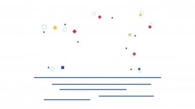 Ayakkabı topuk ticari animasyon ile alışveriş çantası