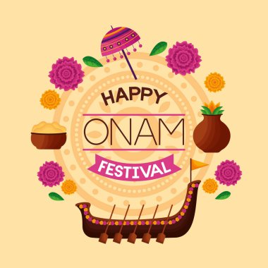 Mutlu Onam festival kutlama