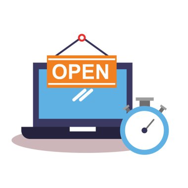 Alışveriş online simge vektör tasarım