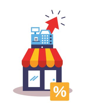 Alışveriş online simge vektör tasarım