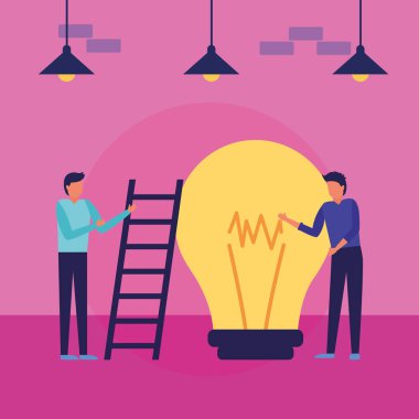 İşadamları avatar karikatür tasarım