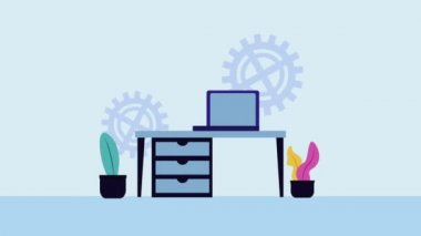 Ofis avatar karakter iş kadını