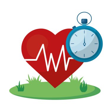 Sağlıklı yaşam tarzı vektör tasarımı