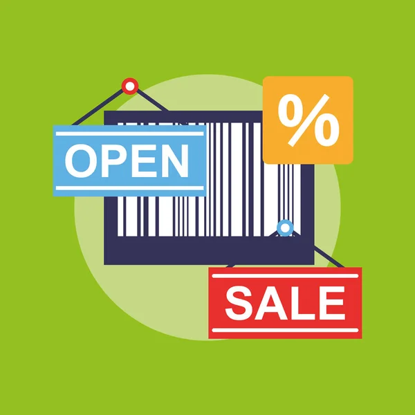 Shopping online icon vector design — Stock Vector