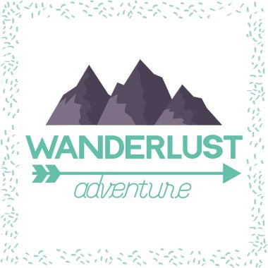 Seyahat ve Wanderlust vektör tasarım