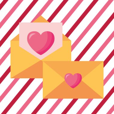 Aşk kart vektör tasarımı ile temsil