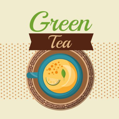 Çay bardağı vektör tasarım