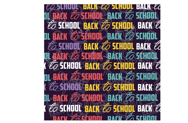 Back to school vector design — Stock Vector