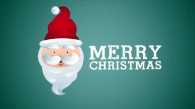 noel baba baş karakteri ile mutlu noel animasyon