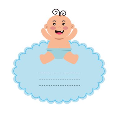 küçük yenidoğan ile bebek duş kartı