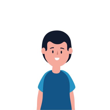Sevimli küçük çocuk Avatar karakteri