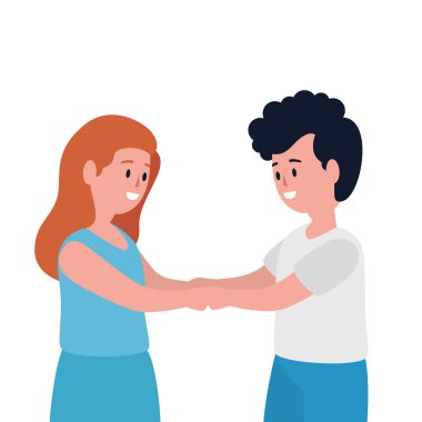 Küçük çocuklar karakterleri birleştirir