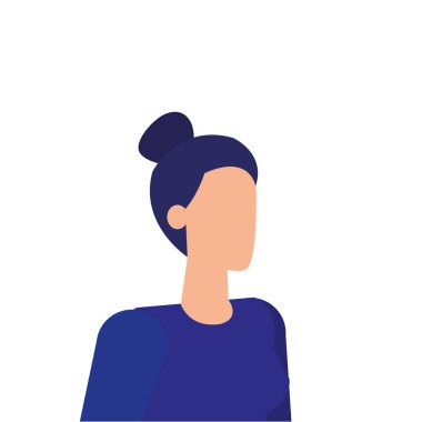 zarif iş kadını işçi avatar karakteri