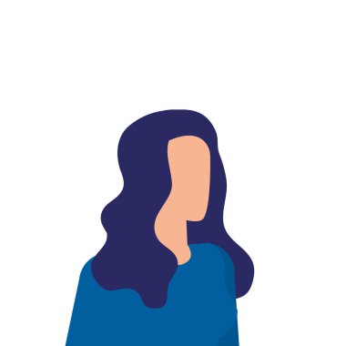 zarif iş kadını işçi avatar karakteri