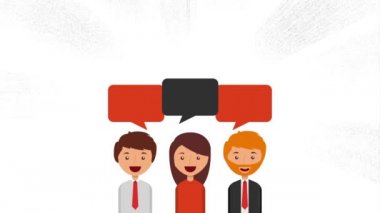 e-ticaret teknolojisi animasyon ile iş adamları