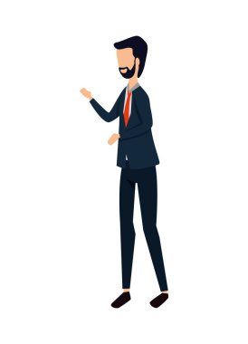 zarif genç işadamı avatar karakteri