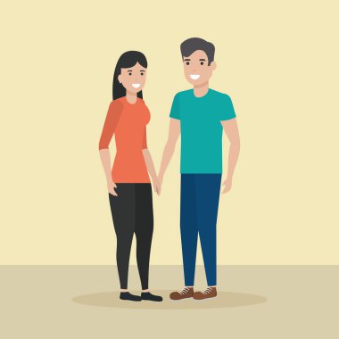 insanlar aile düz tasarım görüntü