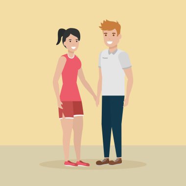 insanlar aile düz tasarım görüntü