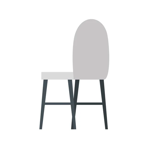 Sitzbank für Möbel Ikone isoliert — Stockvektor