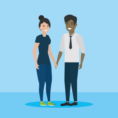 insanlar aile düz tasarım görüntü