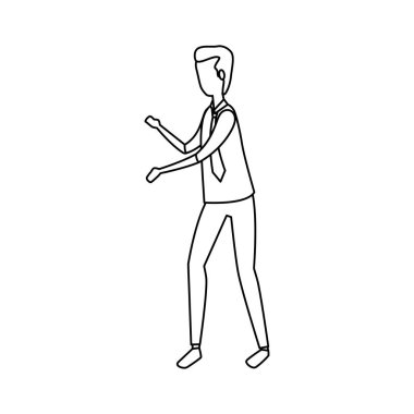 Zarif iş adamı Avatar karakteri