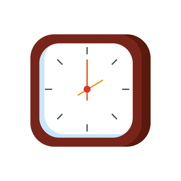 Reloj de tiempo icono aislado — Vector de stock