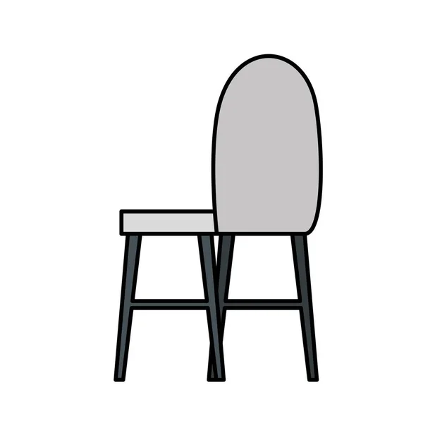 Banco muebles equipo aislado icono — Archivo Imágenes Vectoriales