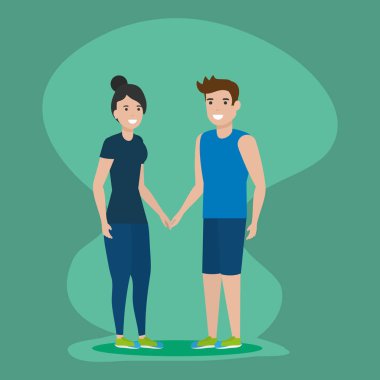 insanlar aile düz tasarım görüntü